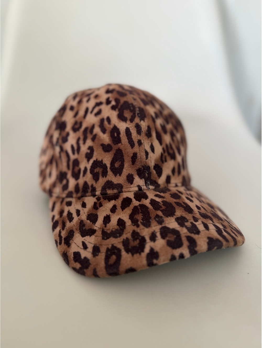 C.C leopard print baseball cap